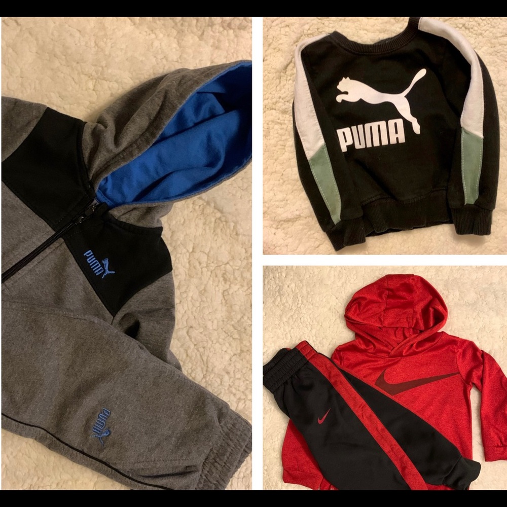 Nike and Puma Athletic Outfits